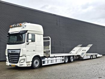 XF 530 6x2 + TRAILER / MACHINE TRANSPORT /